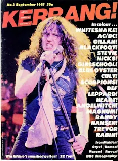 Revista - Kerrang n3 septiembre (1981)