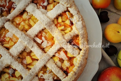 foto Ricetta torta con frutta mista di stagione per bambini