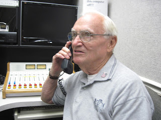 Grandpa Ed Scott answering the Country Gold request line