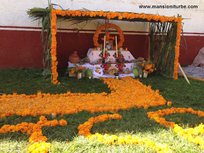 Altar de Día de Muertos en Pátzcuaro, Michoacán