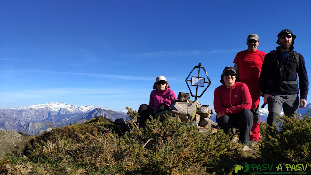 Foto de cima en el Pico Cunio