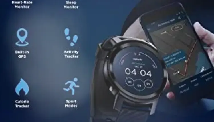 A picture of Motorola Moto Smart Watch, a mobile phone, and some application icons