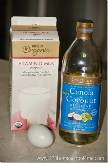 add the liquid ingredients