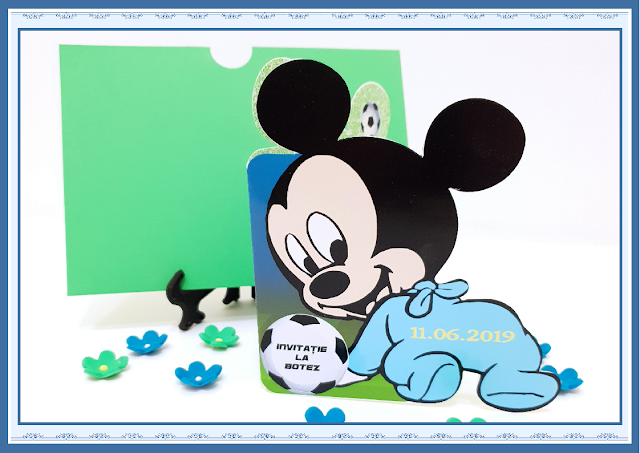 invitatii botez Mickey Mouse