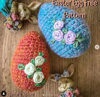 PATRON GRATIS HUEVO DE PASCUA AMIGURUMI 67541