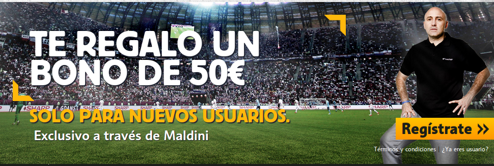 betfair bono 50 euros maldini bienvenida mundial 2014