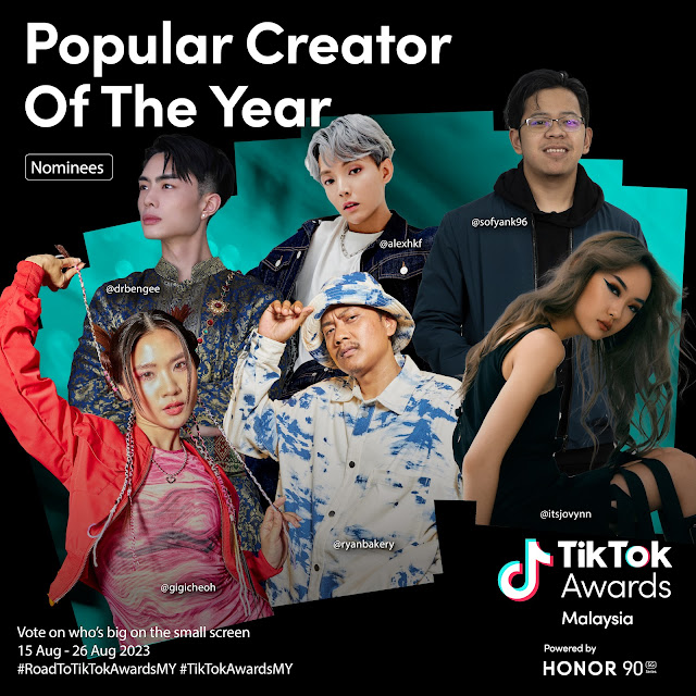 Anugerah TikTok Malaysia Oleh HONOR 90 5G