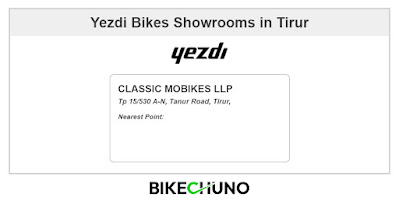 Yezdi Bike Showrooms in Tirur