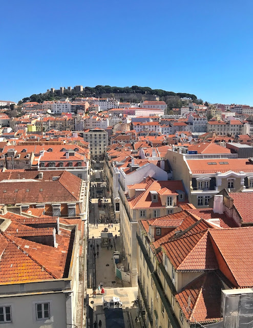 Lisbona dall'alto miradouro