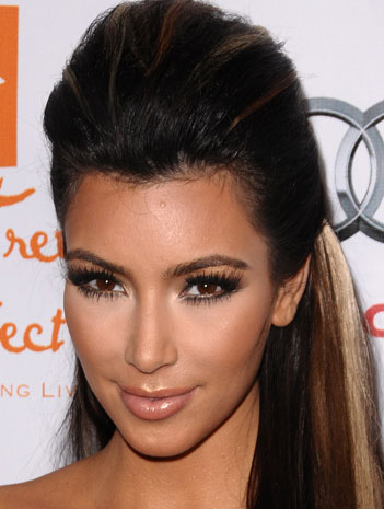 kim kardashian hairstyles curls. Kim Kardashian Hairstyles