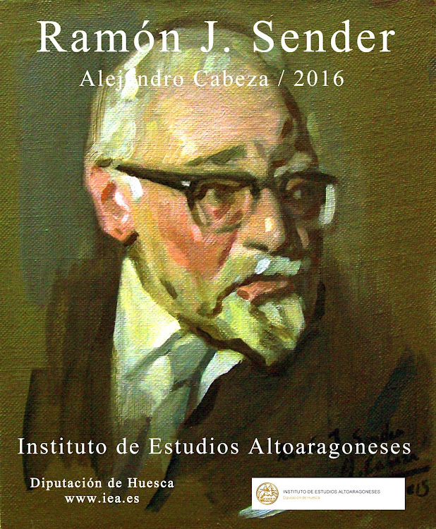 Pintor Alejandro Cabeza, Retrato de Ramón J. Sender, Ramón J. Sender, Retratos de Ramón J. Sender, Colección del Instituto de Estudios Altoaragoneses, AMuseo de Bellas Artes de Valencia, Pintor Alejandro Cabeza, Anselmo Miguel Nieto, Libros de Alejandro Cabeza, Centro de Estudios Senderianos, Museo Provincial de Huesca, Fernando Alvira, Jaime Vicente Redón, Alberto Lafarga Gay