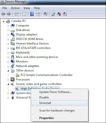 Step 3-Resolve No Sound Issue In Lenovo laptops (update sound driver on your Lenovo )