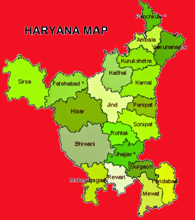 Haryana Map