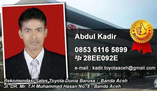 Harga Mobil  Toyota  Banda  Aceh  Avanza Agya Kijang Innova  