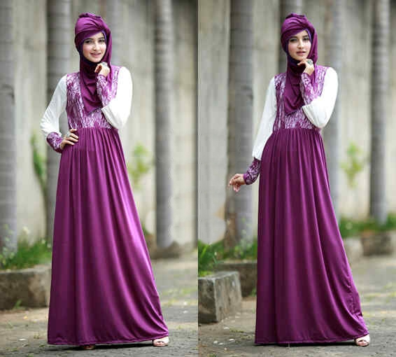 dress pesta wanita muslim