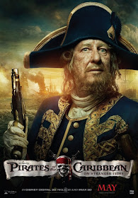 Pirates of the Caribbean 4 Captain Barbossa poster