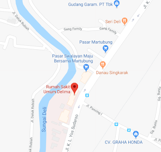 Lokasi Rumah Sakit Umum Delima Medan