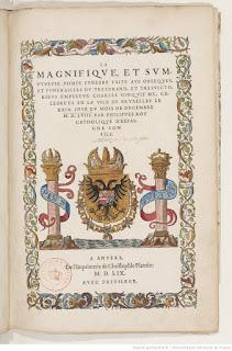 Capa de La magnifique et sumptueuse pompe funèbre... (exemplar da Bibliothèque nationale de France).