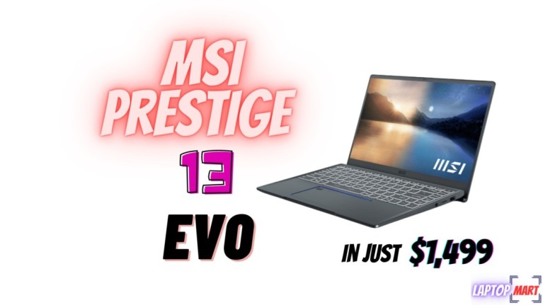MSI Prestige 13 EVO | Today Best Laptop Deal on Amazon
