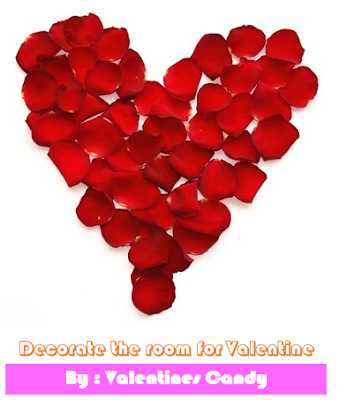 How to decorate the room for Valentine