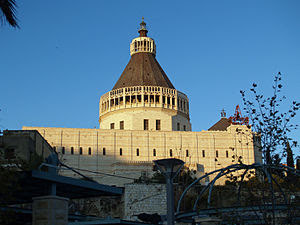 Vista da Basílica da Anunciação