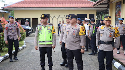 Cek kesiapan personil, Wakapolda Jambi kunjungi Mapolres Bungo