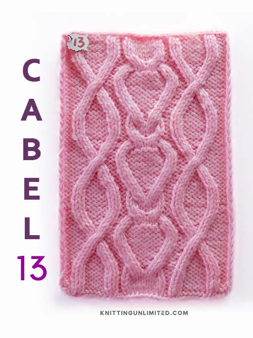 🟧 Cable techniques used: 2/2 Left cross, 2/2 Right cross, 2/1 Left purl cross, 2/1 Right purl cross, 2/2 Left purl cross, 2/2 Right purl cross