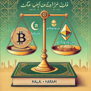 "کرپٹو کرنسی (Bitcoin, Ethereum) کا اسلامی نقطہ نظر – حلال یا حرام؟ اسلامی میزان اور مالیاتی کتب کے ساتھ متوازن تصویر"
