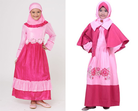 foto baju muslim anak perempuan