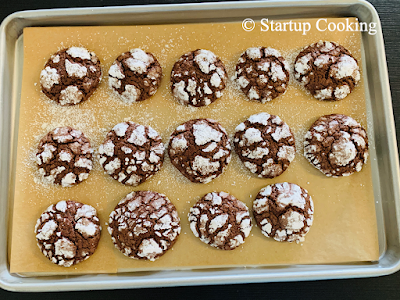 chocolate crinkle cookies