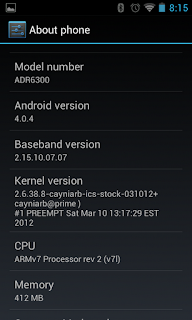 ICS Version Confirmation