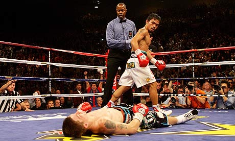 How Funny Would It Be If Mosley KO’d Pacquiao?, Pacquiao_KO_punch