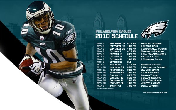 philadelphia eagles schedule