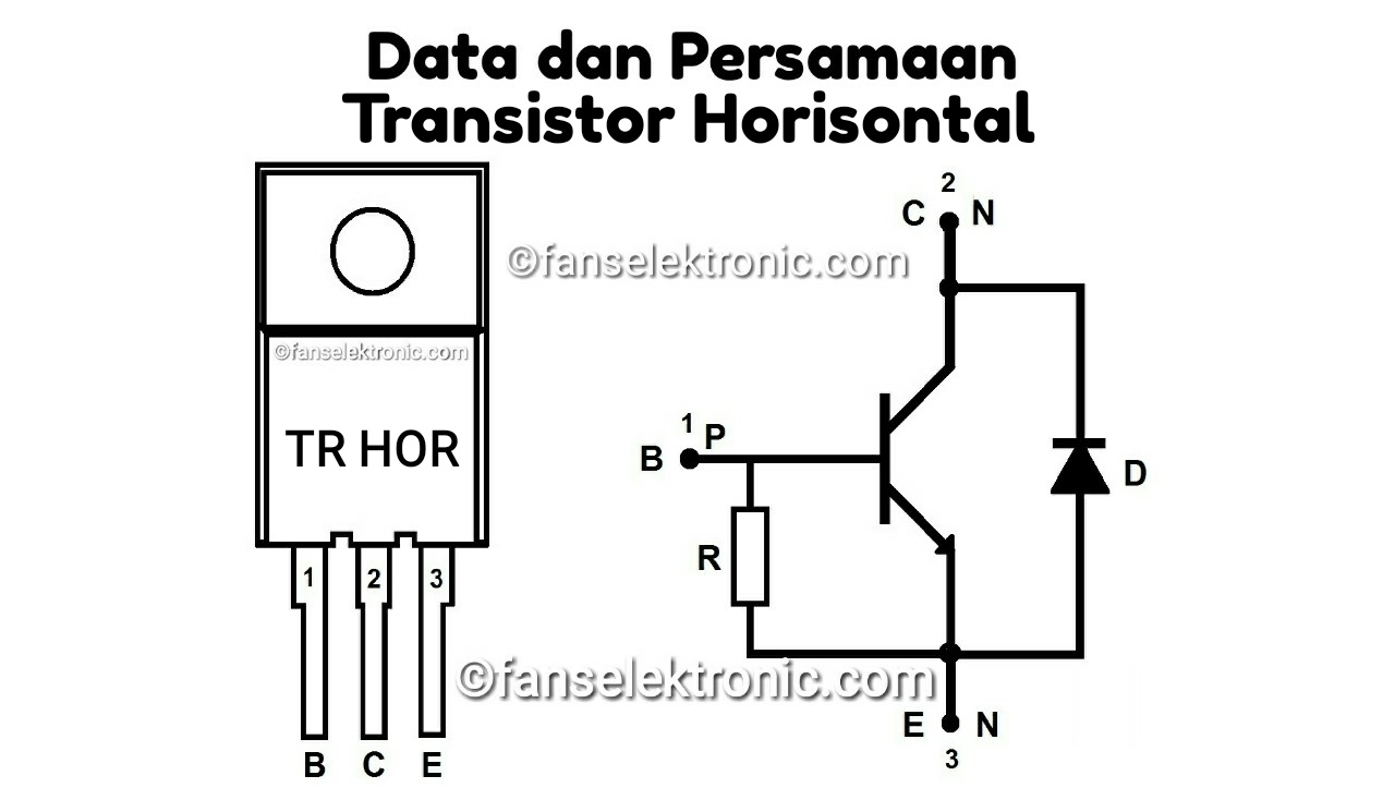 Kumpulan Data Persamaan Transistor Horizontal Terlengkap