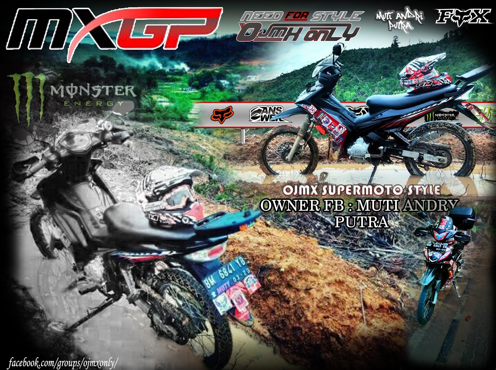 Modifikasi OJMX SUPERMOTO BY MUTI AP JUPITER MX COMMUNITY