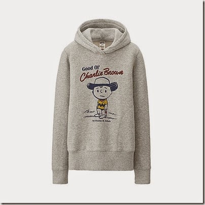 Uniqlo Peanuts Pullover Sweatshirt  gray 03