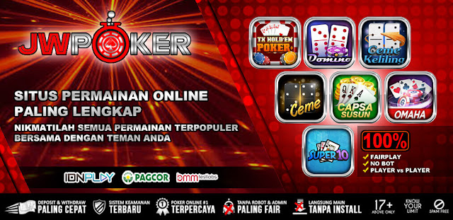 JWPOKER : Situs Poker Online | Domino QQ Terpercaya