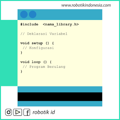 Struktur Pemrograman Arduino IDE | Belajar Arduino dari Dasar