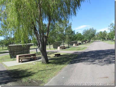 One of our Corp of Engineer park selections. This one is the Left Tailrace Campground, Lake Sharpe - Fort Thompson, South Dakota