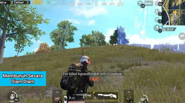 Busur Silang di PUBG 3