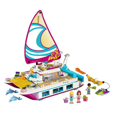 LEGO Friends - 41317 Barco Catamarán Tropical | 2017 | Juego de construcción | COMPRAR JUGUETE contenido