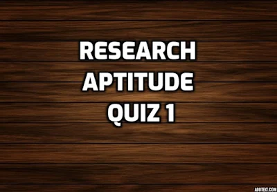 Research Aptitude Quiz 1