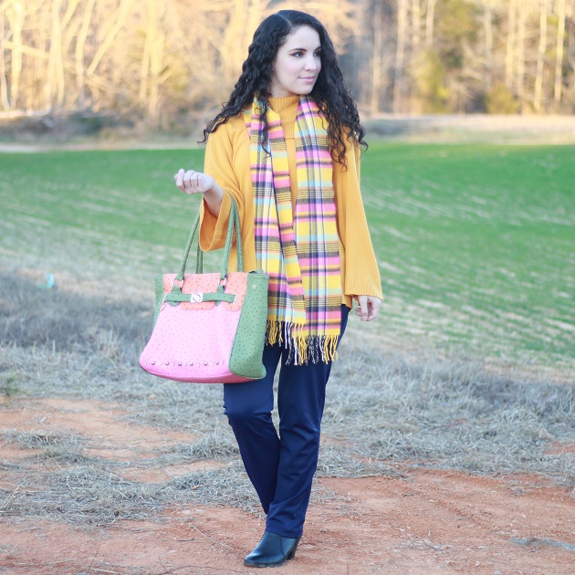 Colorful Plaid Scarf