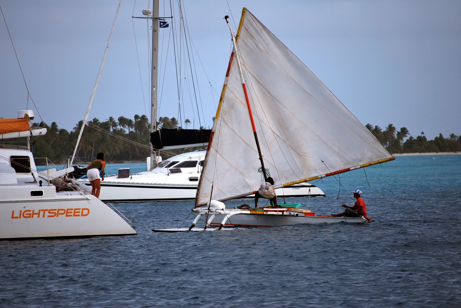 Sailing Adventures of David &amp; Kathy: Sailing Canoes of the Marshall 