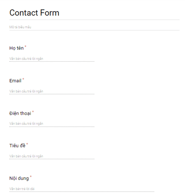 Hướng dẫn tạo trang Liên hệ cho Blog với Form Google tùy chỉnh tích hợp reCAPTCHA v2
