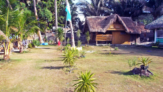 fewer narrower grassy open areas at Seashore Spring Brach Resort in San Antonio, Dalupiri Island Northern Samar