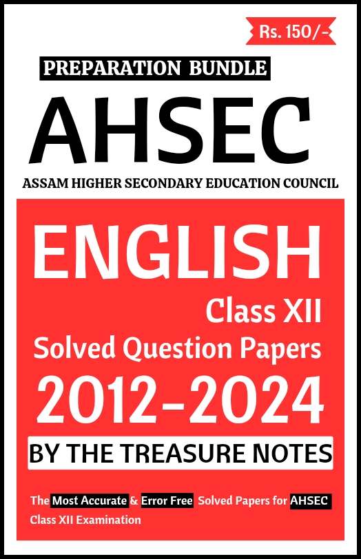 AHSEC Class 12 English Solved Question Paper 2012-24