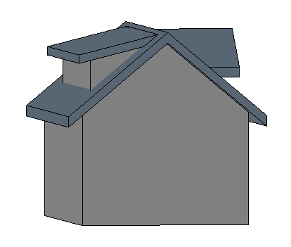 Here is my building with a hip and shed dormers.