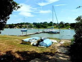 boats moored on wootton creek