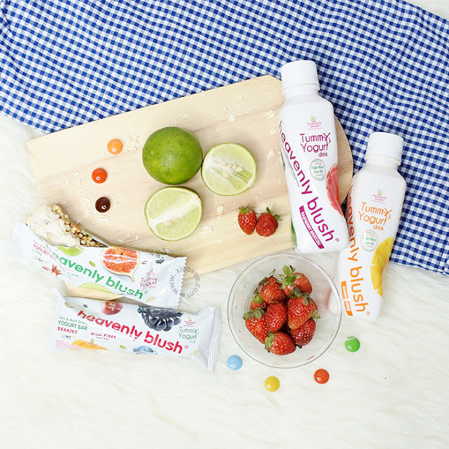 Heavenly Blush TummYogurt Bar Review, Heavenly Blush TummYogurt Drink Review, Heavenly Blush Tummy Yogurt enak tidak, Apa Heavenly Blush Tummy Yogurt halal?